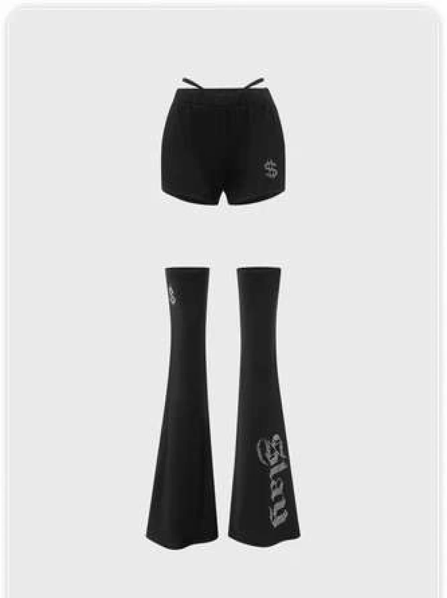 Black Y2K High-Waisted Cargo Pants - Retro Streetwear Bottoms for Women