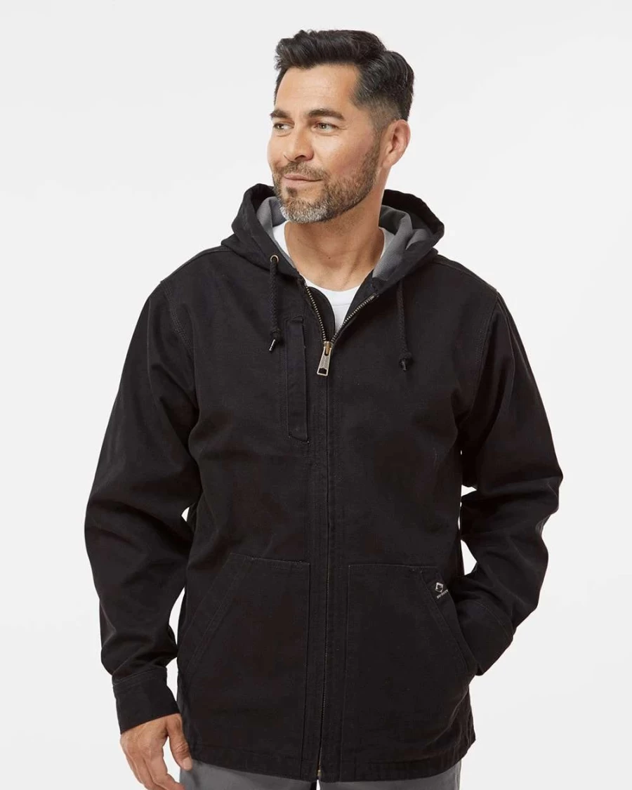 Men's Laredo Boulder Canvas Jacket with Thermal Lining - Dri Duck Heavyweight Workwear Coat for Cold Weather