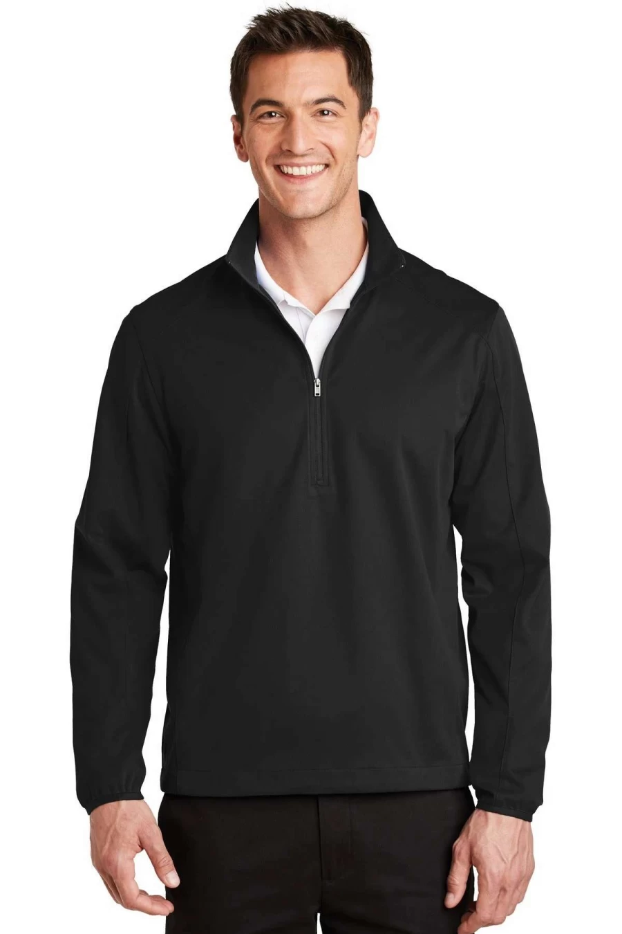 Men's Active 1/2-Zip Soft Shell Jacket by Port Authority - J716, Lightweight & Breathable Outdoor Performance Wear