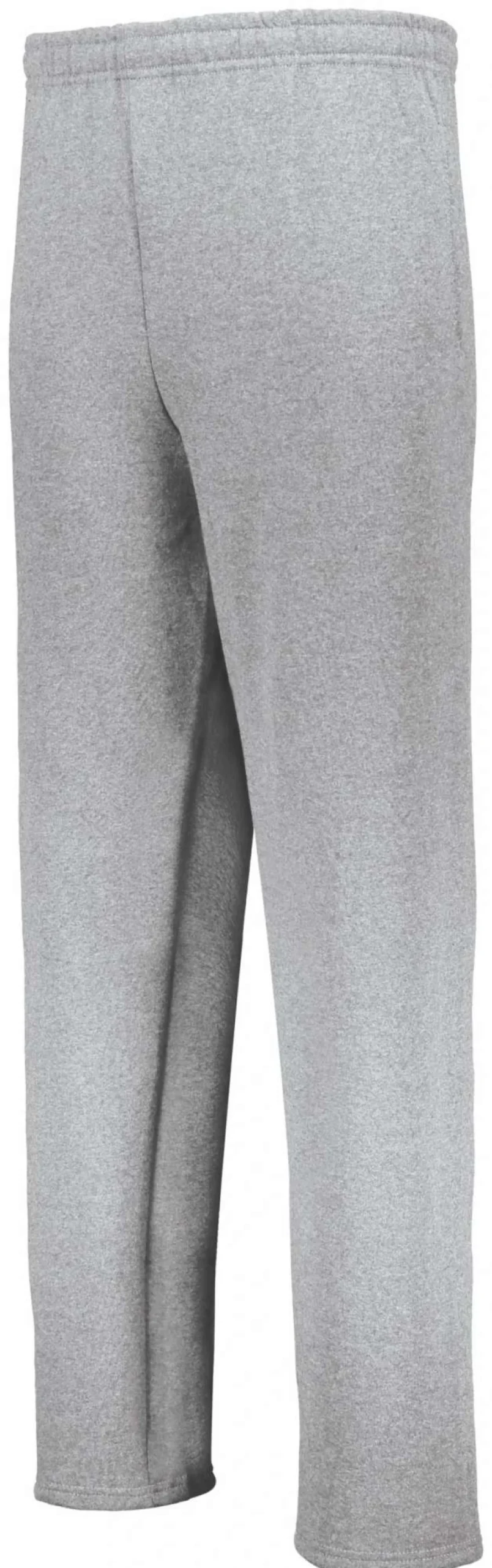 Russell Men's Dri-Power Open Bottom Sweatpants with Pockets - Moisture-Wicking Team Training Joggers