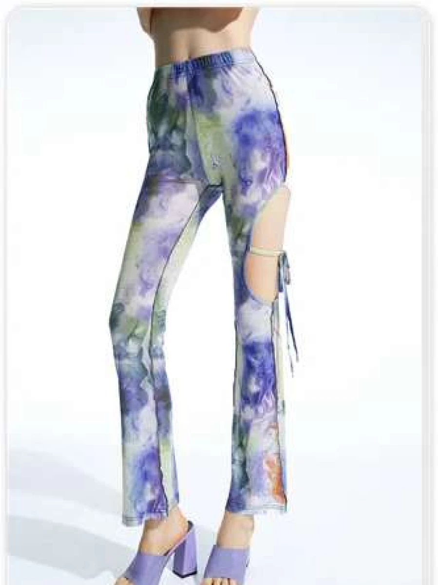 "Kollyy Purple Bottom Pants for Women - Comfortable & Stylish Lounge Pants"