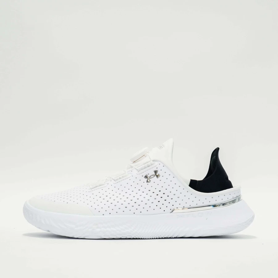 Under Armour Slipspeed Training Shoes - White/Black | Lightweight & Flexible Workout Sneakers