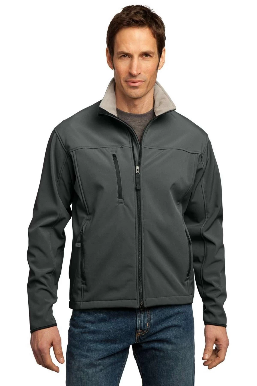 Men's Tall Glacier Soft Shell Jacket - Water-Resistant Winter Outerwear for Hiking & Outdoor Activities