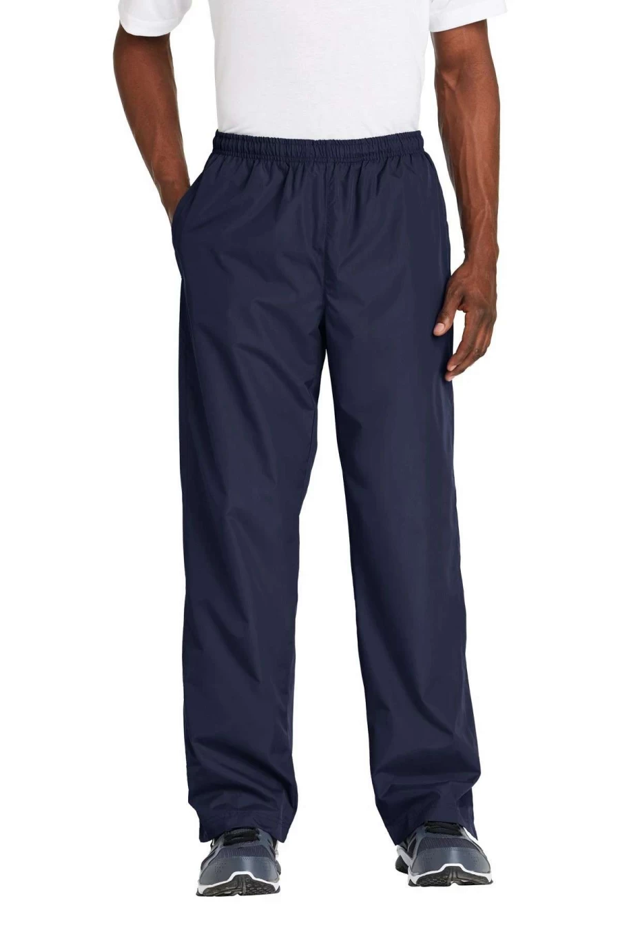 Men's Lightweight Wind-Resistant Sport-Tek Training Pants for Running & Outdoor Activities