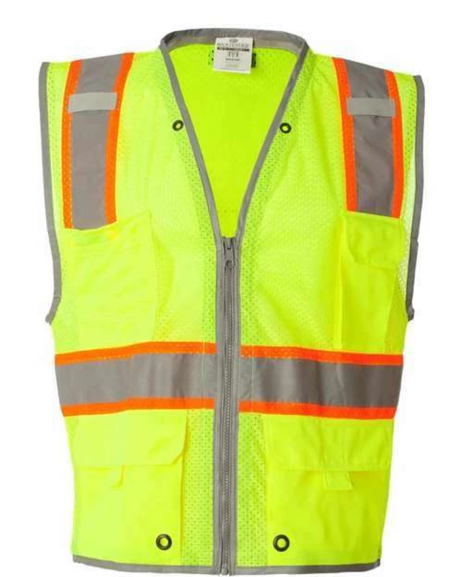 Premium Heavy-Duty Class 2 Safety Vest for Men – High Visibility Work Vest