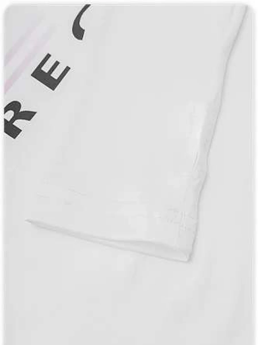 "Kollyy Street Letter Print White T-Shirt - Classic Cotton Tee for Casual Wear"