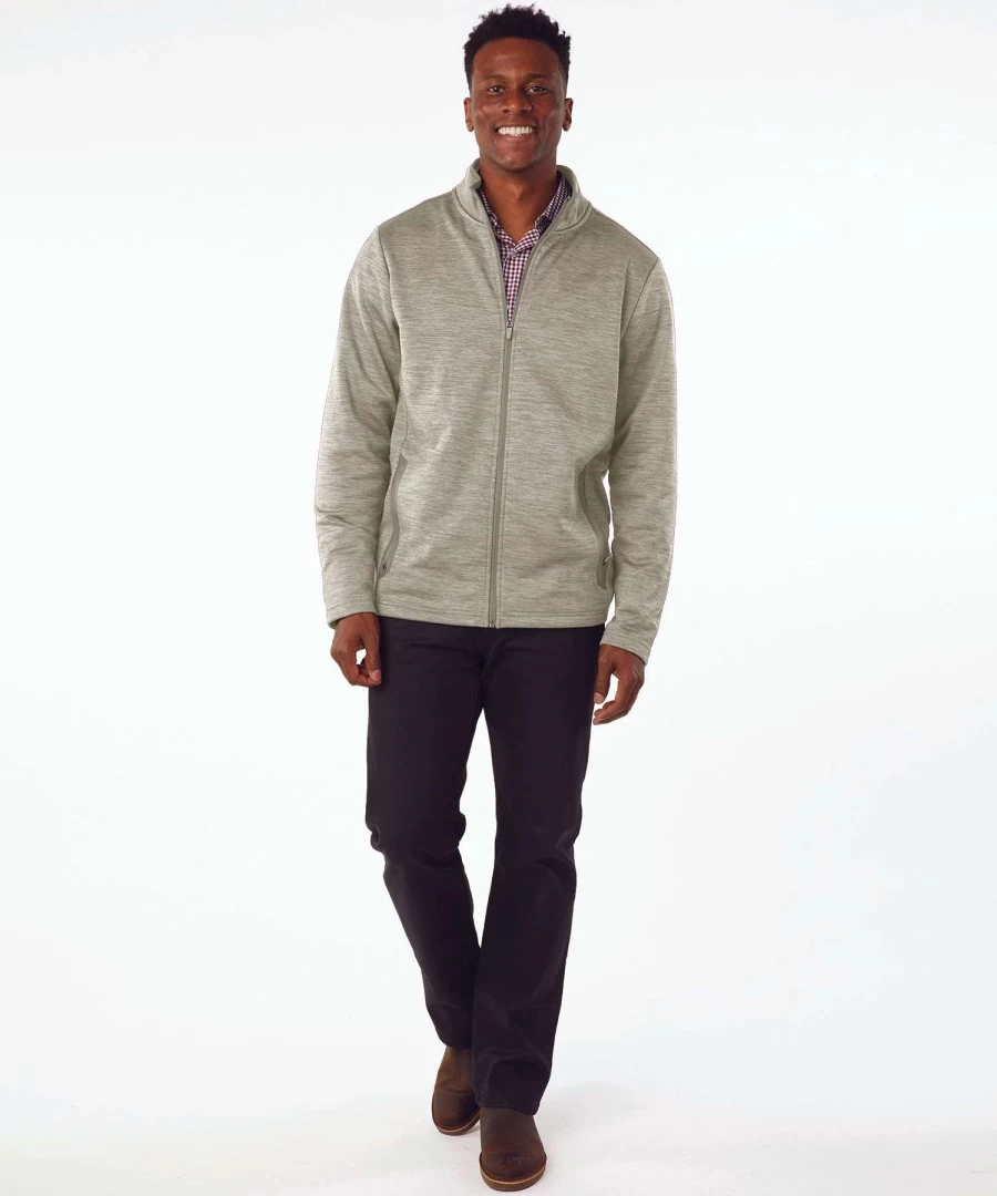 Men's Brigham Knit Jacket by Charles River – Classic Casual Pullover Sweater