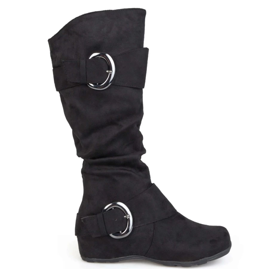 "Journee Collection Wide Calf Jester Boots for Women – Comfortable Extra Wide Fit"
