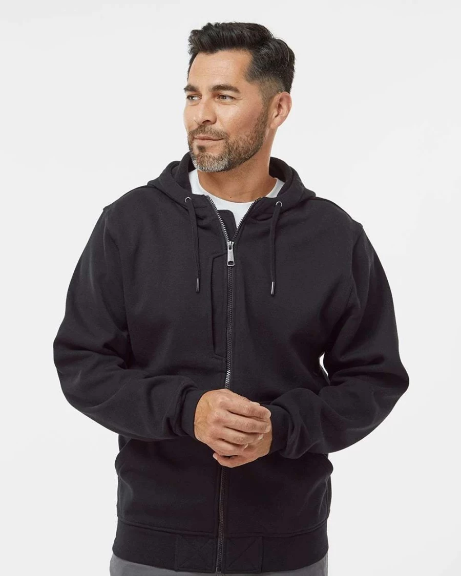 Men's Bateman Bonded Power Fleece 2.0 Full-Zip Jacket - Dri Duck Winter Warm Athletic Outerwear