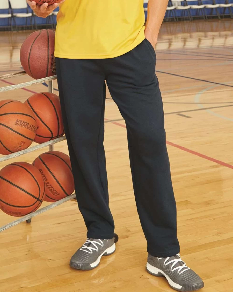 Men's Open-Bottom Sweatpants for Athletic Comfort & Style - C2 Sport