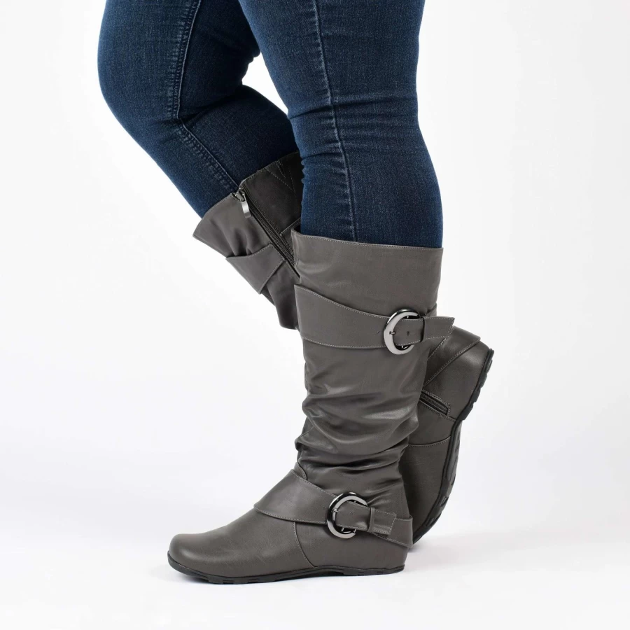 "Journee Paris Wide Calf Boots – Extra Wide Calf Comfort & Style"