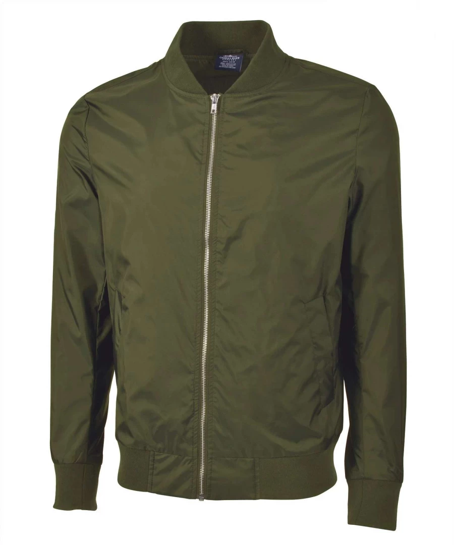 Men's Boston Flight Jacket by Charles River - Classic Aviator Style Outerwear