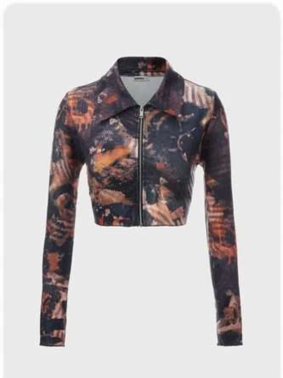 "Kollyy Vintage Cameo Brown Retro Style Top T-Shirt for Women"