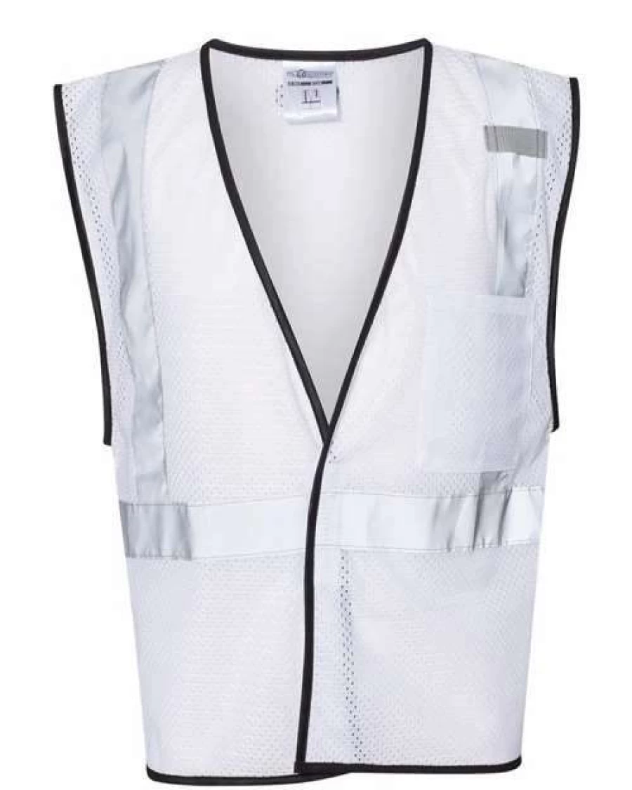 Men's High-Visibility Enhanced Visibility Safety Vest - Non-ANSI Reflective Work Vest