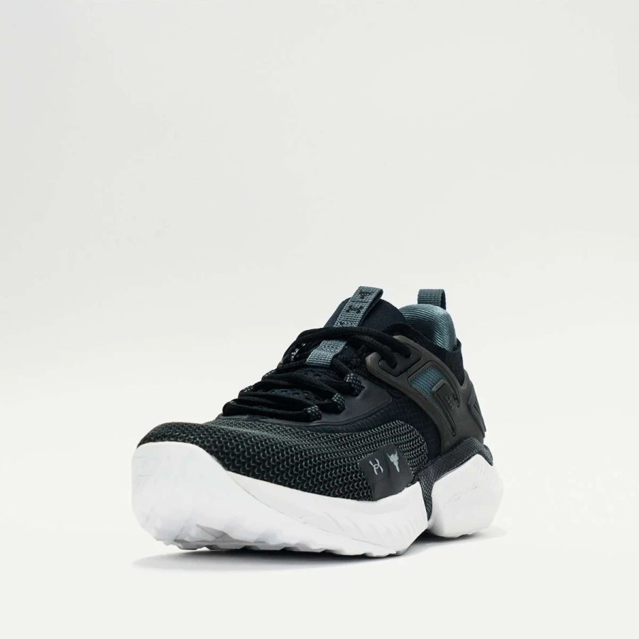 Under Armour Project Rock 5 Training Shoes - Black/White | Dwayne "The Rock" Johnson Signature Series