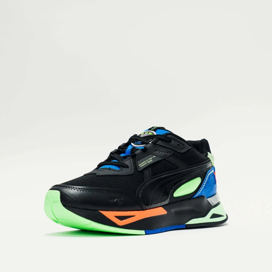 Puma Mirage Sport Sci-Fi Sneakers in Black/Royal - Futuristic Running Shoes