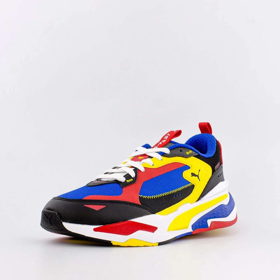 Puma RS-Fast Limiter Sneakers in Black, Dandelion & High Risk Red - Men's Running Shoes