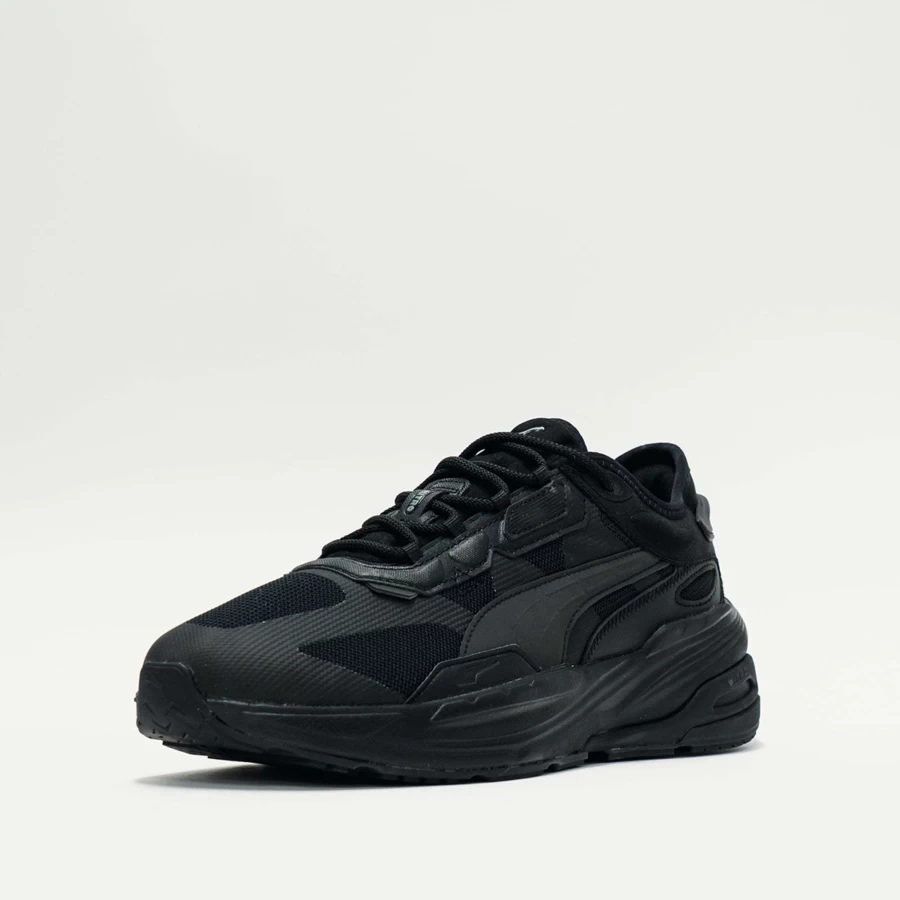 Puma Extent Nitro Mono Running Shoes - Puma Black/Castlerock - Lightweight Cushioned Sneakers for Men & Women