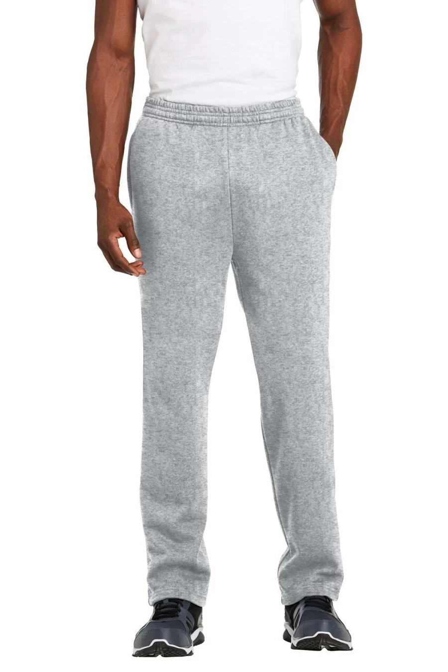 Men's Performance Open-Bottom Sweatpants for Athletic Comfort & Style