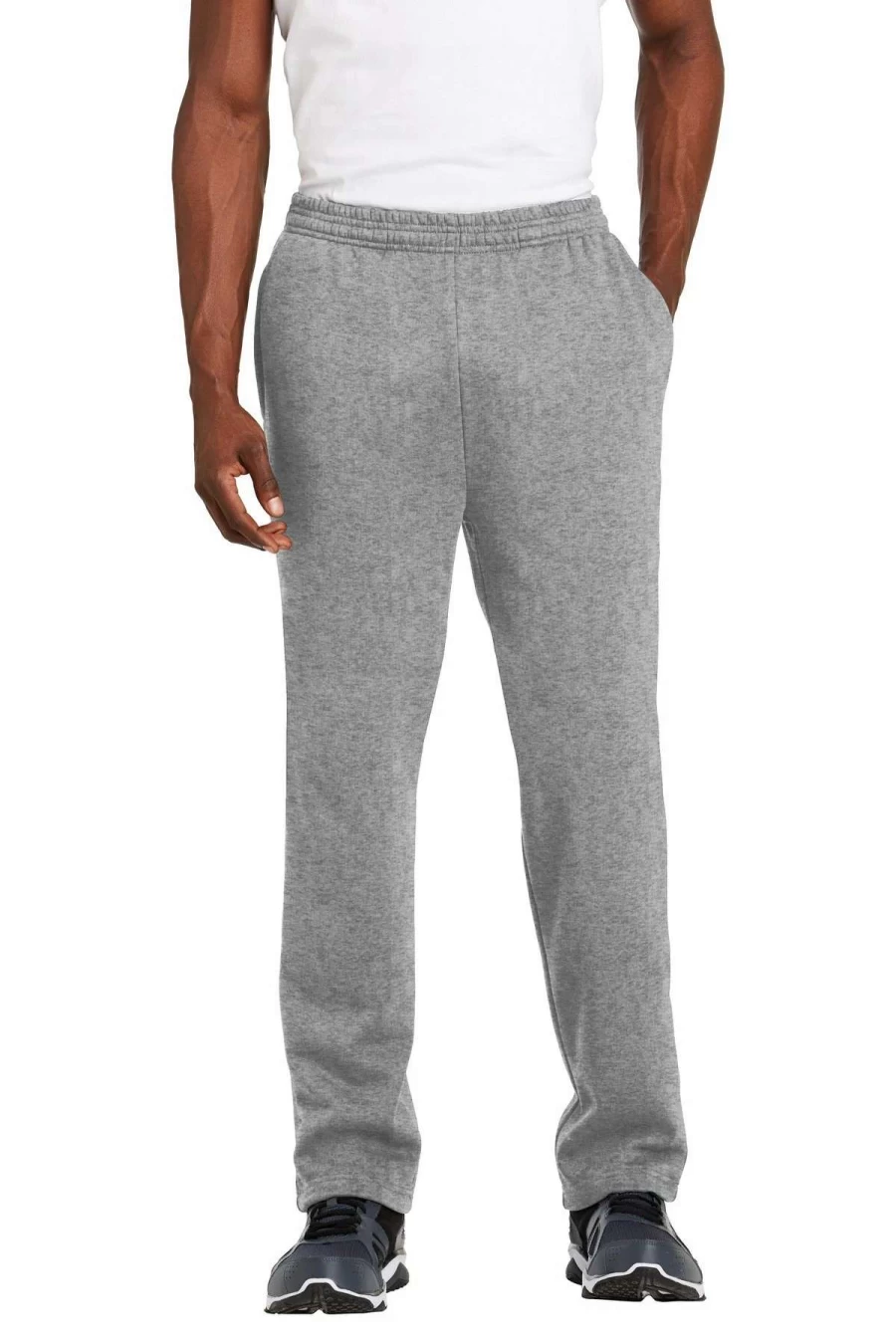Men's Performance Open-Bottom Sweatpants for Athletic Comfort & Style