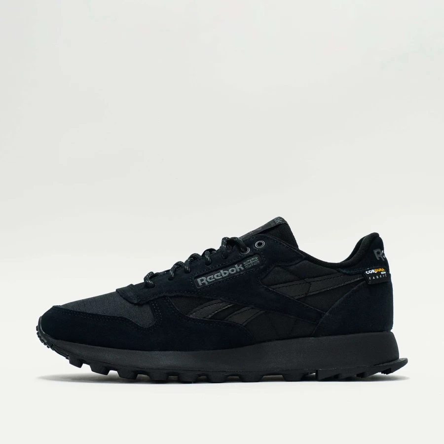 Reebok Classic Leather Sneakers in Core Black & Pure Grey | Men's & Women's Casual Shoes