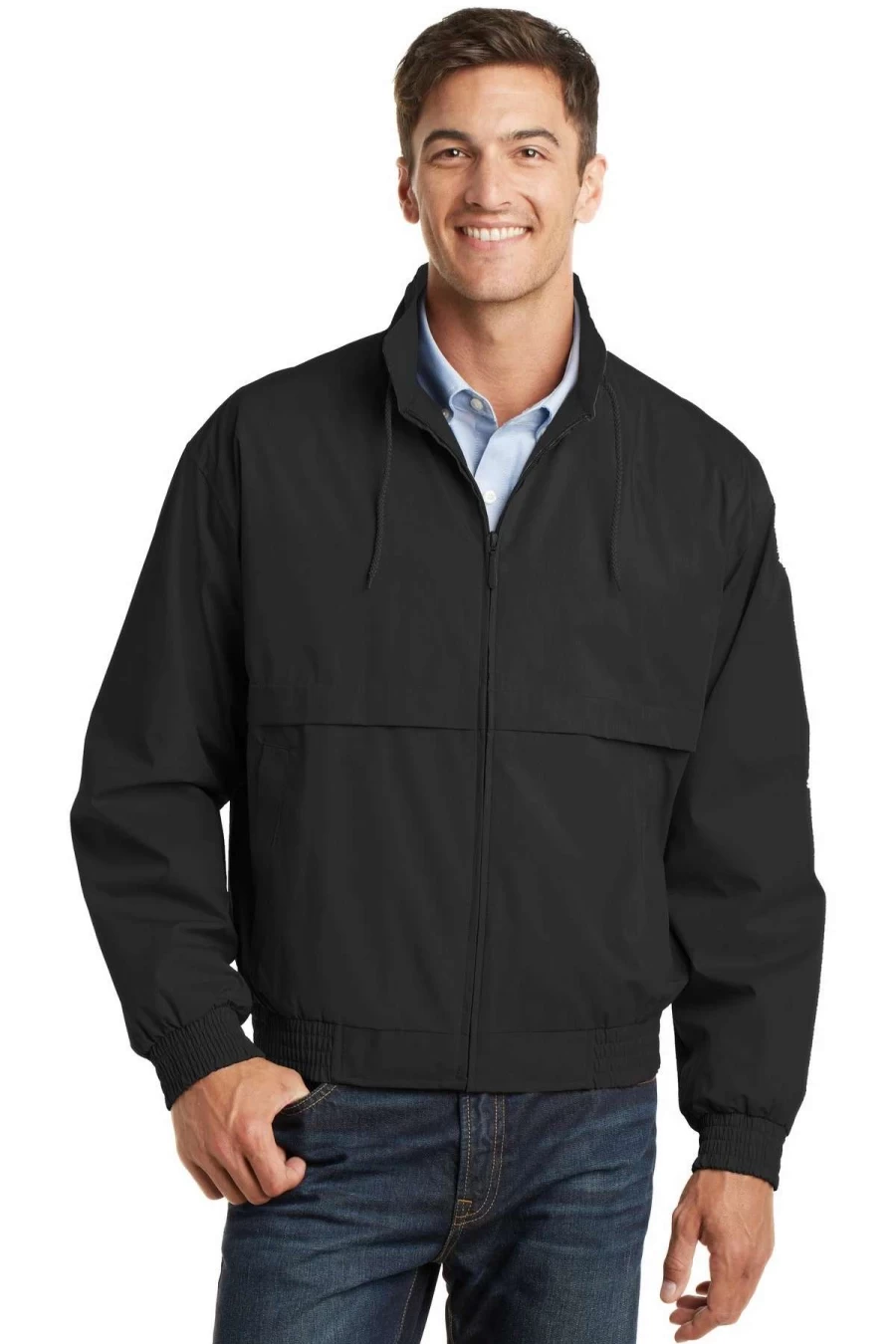 Port Authority J753 Classic Poplin Jacket - Lightweight Work Jacket for Men & Women