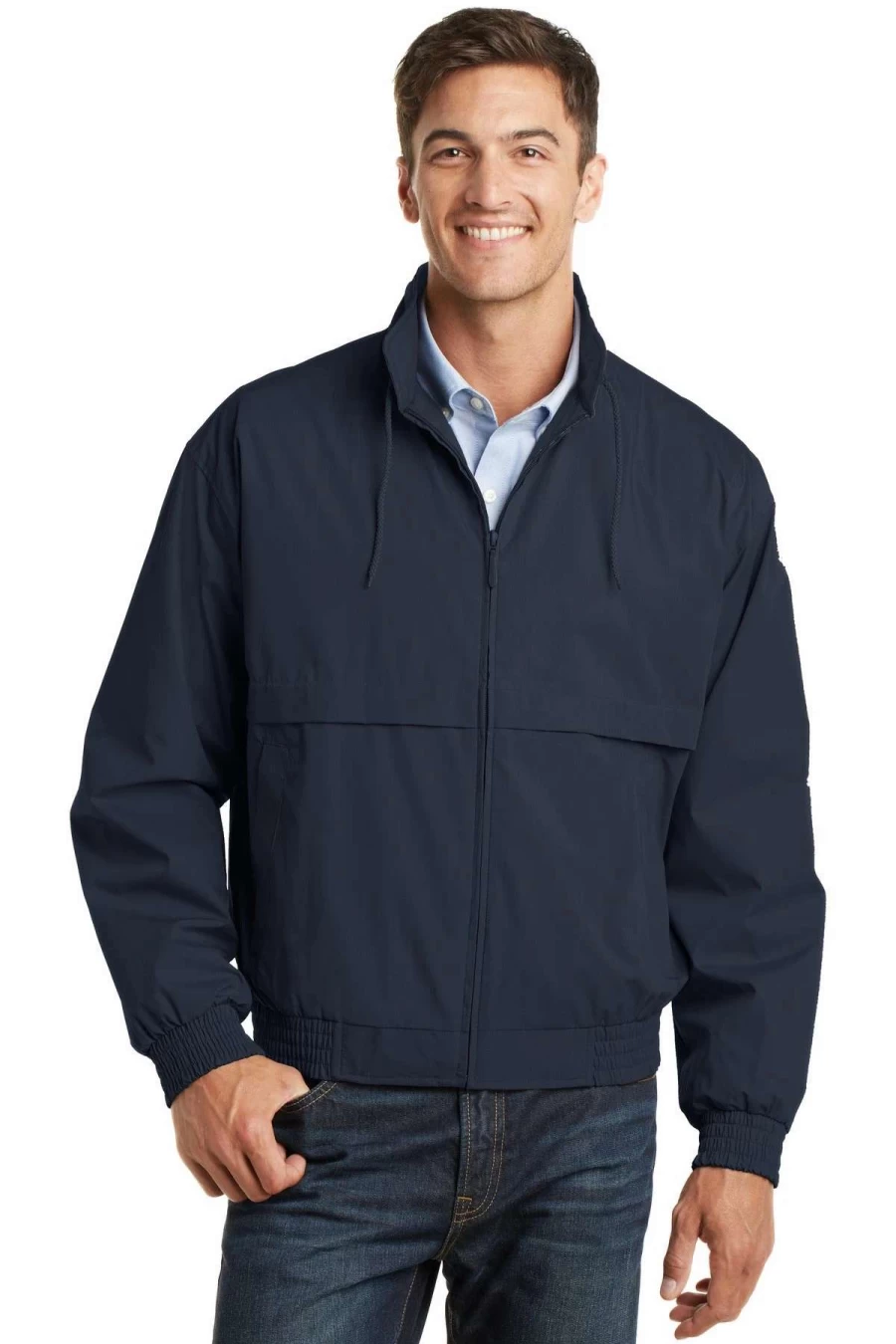 Port Authority J753 Classic Poplin Jacket - Lightweight Work Jacket for Men & Women