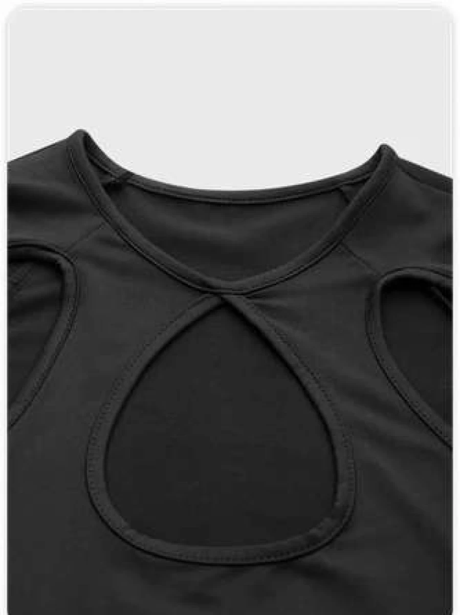 "Kollyy Black Top T-Shirt for Men - Premium Cotton Comfort Fit"