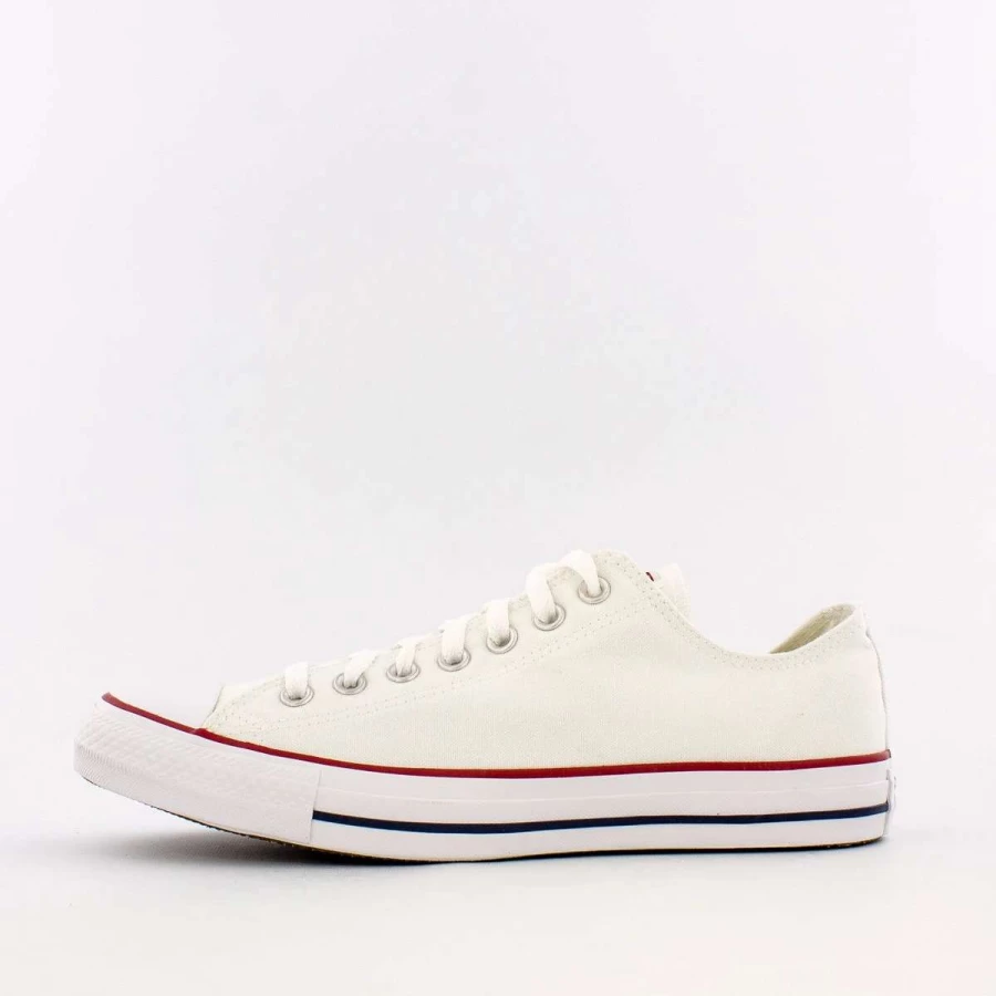 Converse Chuck Taylor All Star Low Top Sneakers in Optic White - Classic White Canvas Shoes