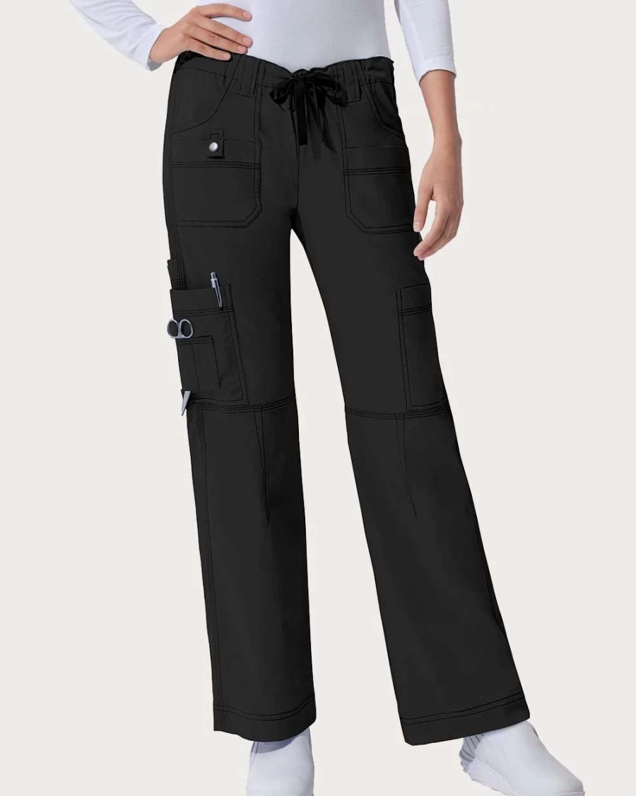 Men's Low Rise Drawstring Cargo Pants by Dickies - Comfortable Medical Work Pants