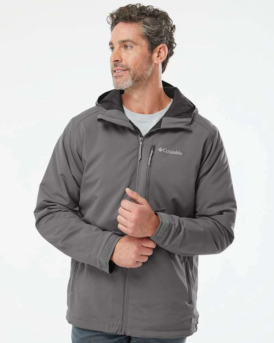Columbia Men's Gate Racer Softshell Jacket - Lightweight Water-Resistant Windproof Outdoor Jacket for Hiking & Running