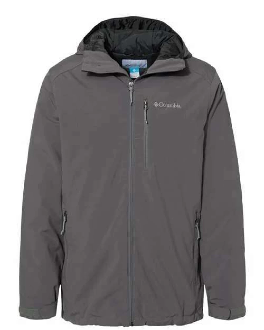 Columbia Men's Gate Racer Softshell Jacket - Lightweight Water-Resistant Windproof Outdoor Jacket for Hiking & Running