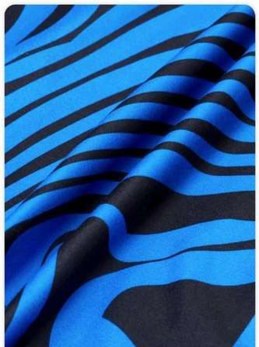 "Kollyy Black and Blue Top T-Shirt for Men and Women - Comfortable Casual Wear"