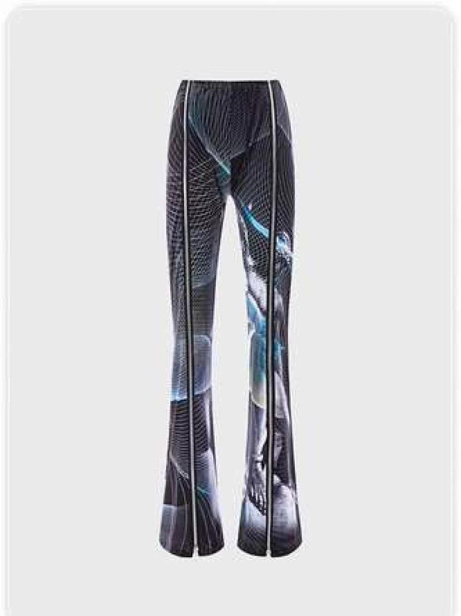 "Kollyy Purple Bottom Pants - Stylish Comfort for Women & Men"
