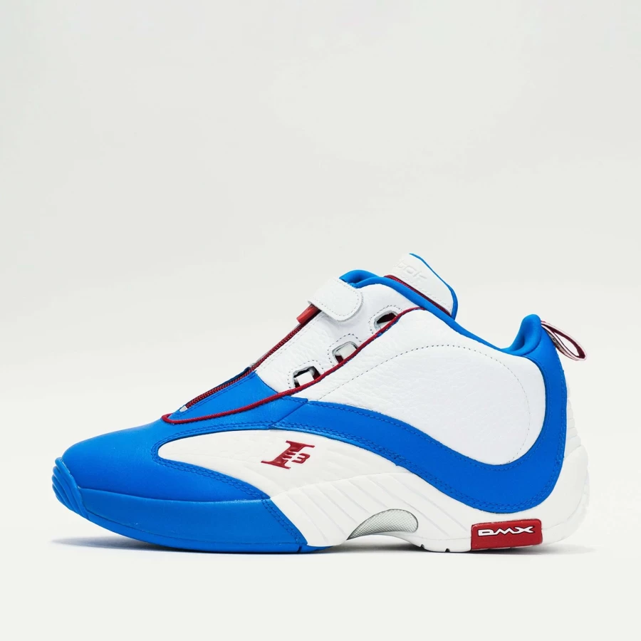 Reebok Answer IV Men's Basketball Shoes - Blue/Footwear White/Flash Red