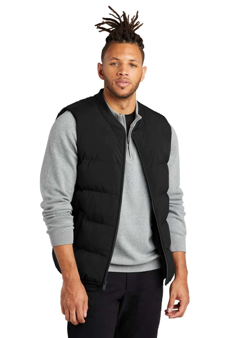 Men's Lightweight Puffy Vest - Mercer & Mettle MM7214, Insulated Winter Jacket for Outdoor Activities