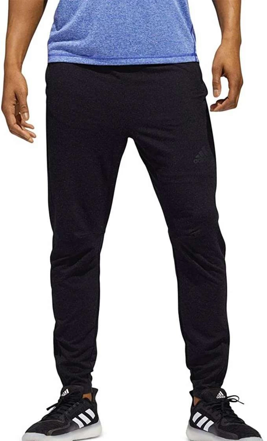 Adidas Men's Black City Studio Fleece Pants - Comfortable Casual Joggers