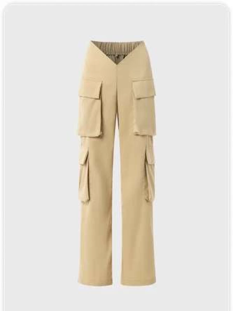 "Stylish Streetwear Cargo Pants with Multiple Pockets - Kollyy Urban Fashion"
