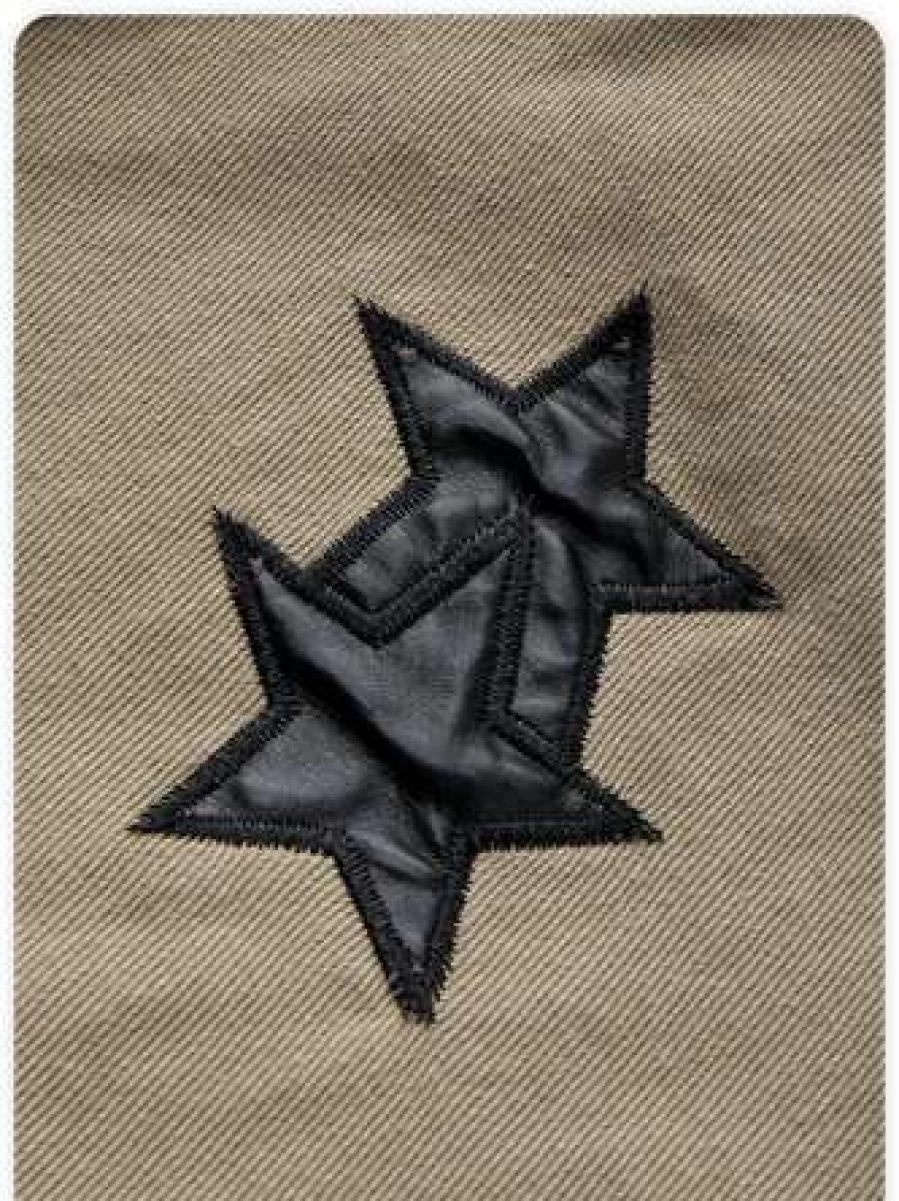 Kollyy Street Star Khaki Denim Pants for Men & Women - Trendy High-Waisted Casual Jeans