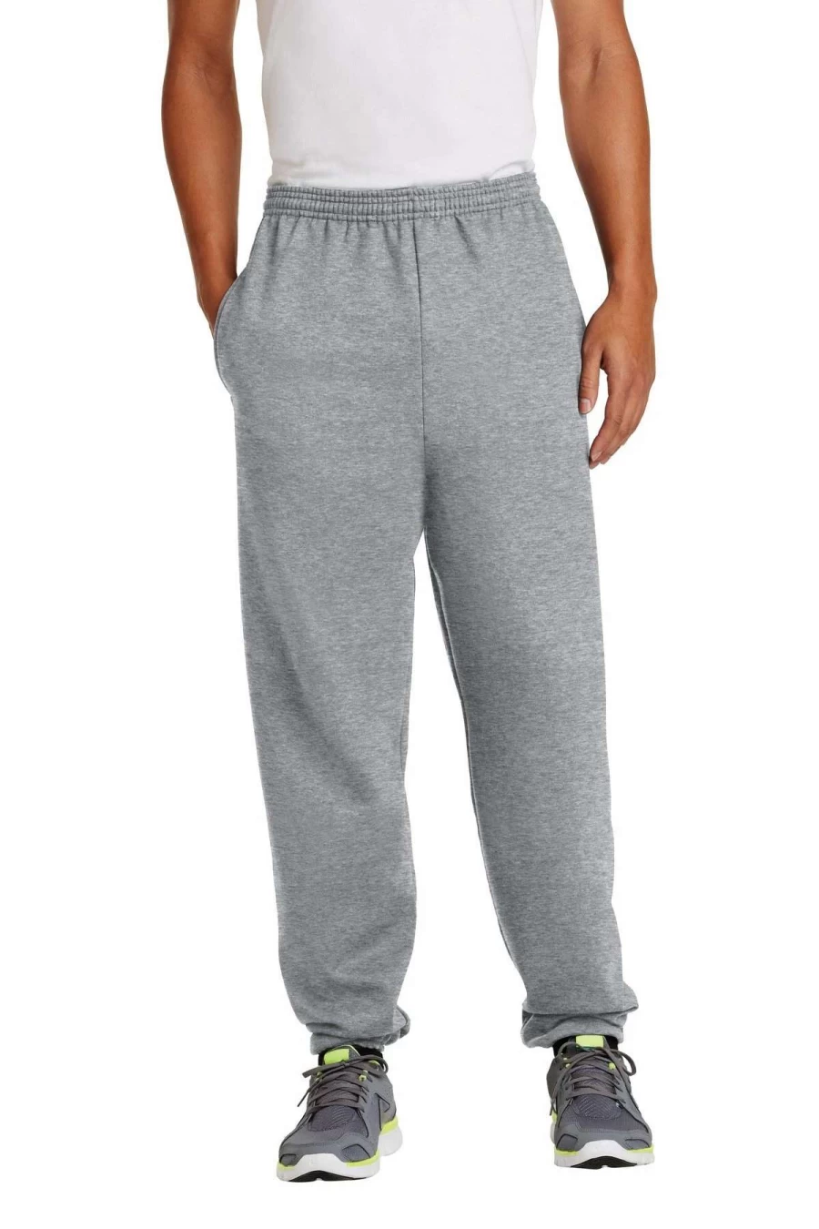 Men's Essential Fleece Sweatpants with Pockets - Comfortable Casual Lounge Pants