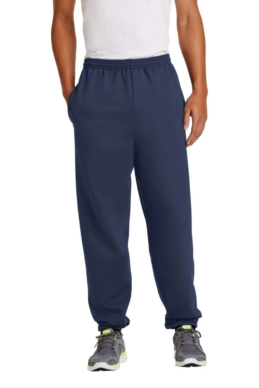 Men's Essential Fleece Sweatpants with Pockets - Comfortable Casual Lounge Pants
