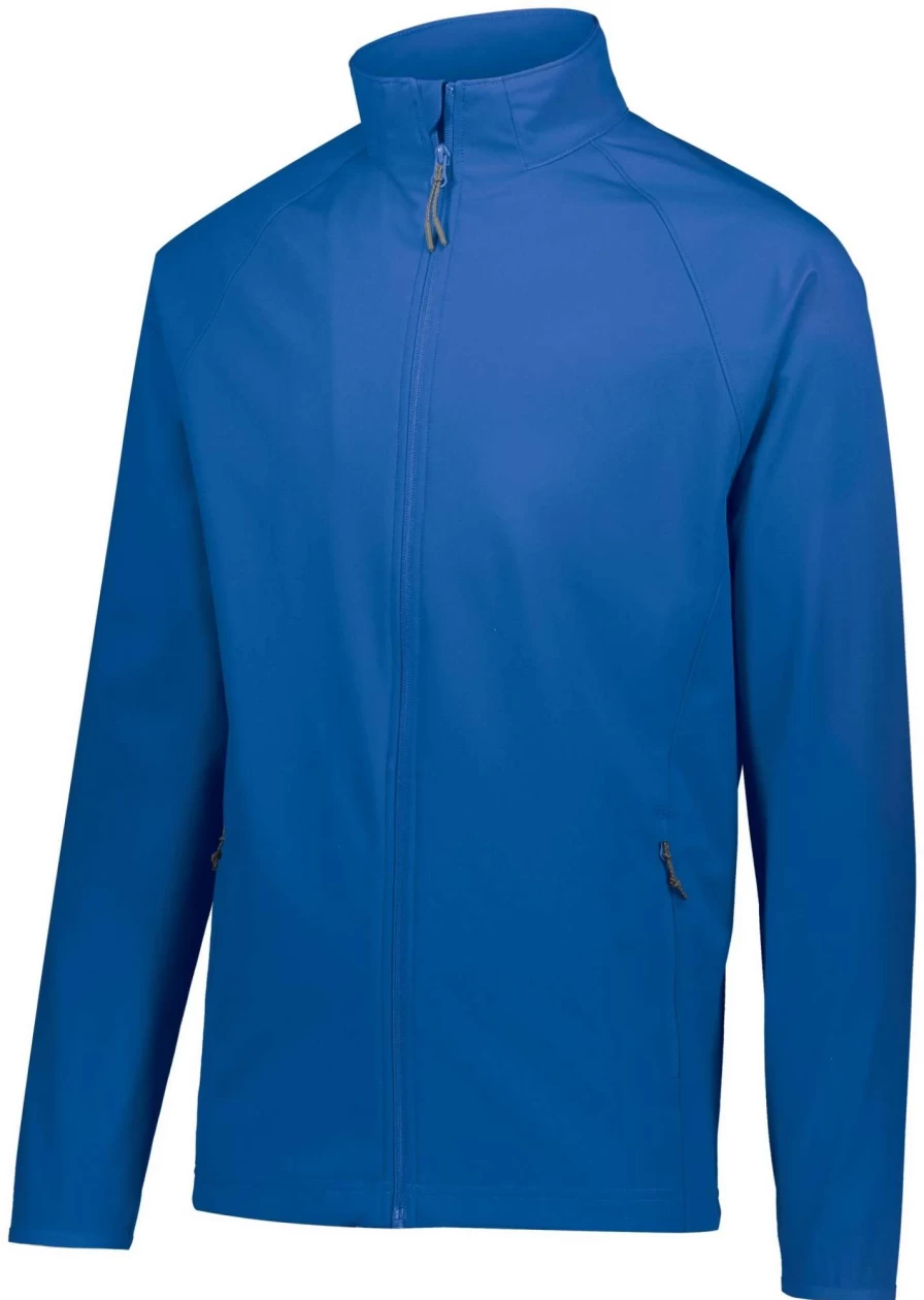 Holloway Men's Navy Featherweight Soft Shell Jacket - Lightweight Water-Resistant Outdoor Windbreaker