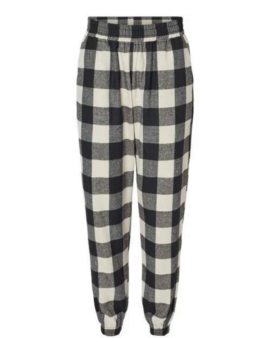 "Burnside Men's Soft Flannel Jogger Pants - Comfortable Casual Lounge Wear"