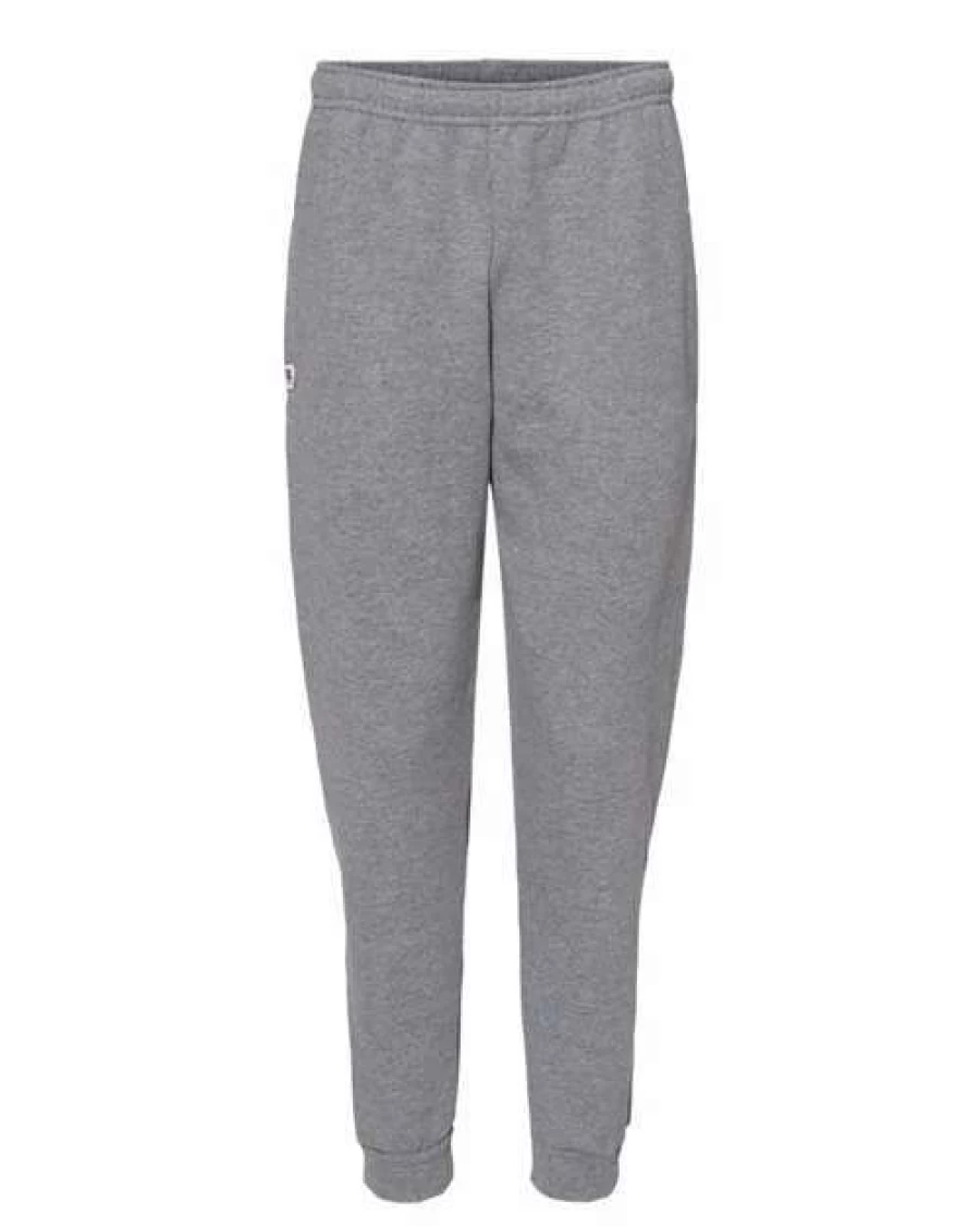 Russell Athletic Men's Dri-Power Fleece Joggers - 50/50 Cotton Blend Comfort Pants for Active Lifestyle