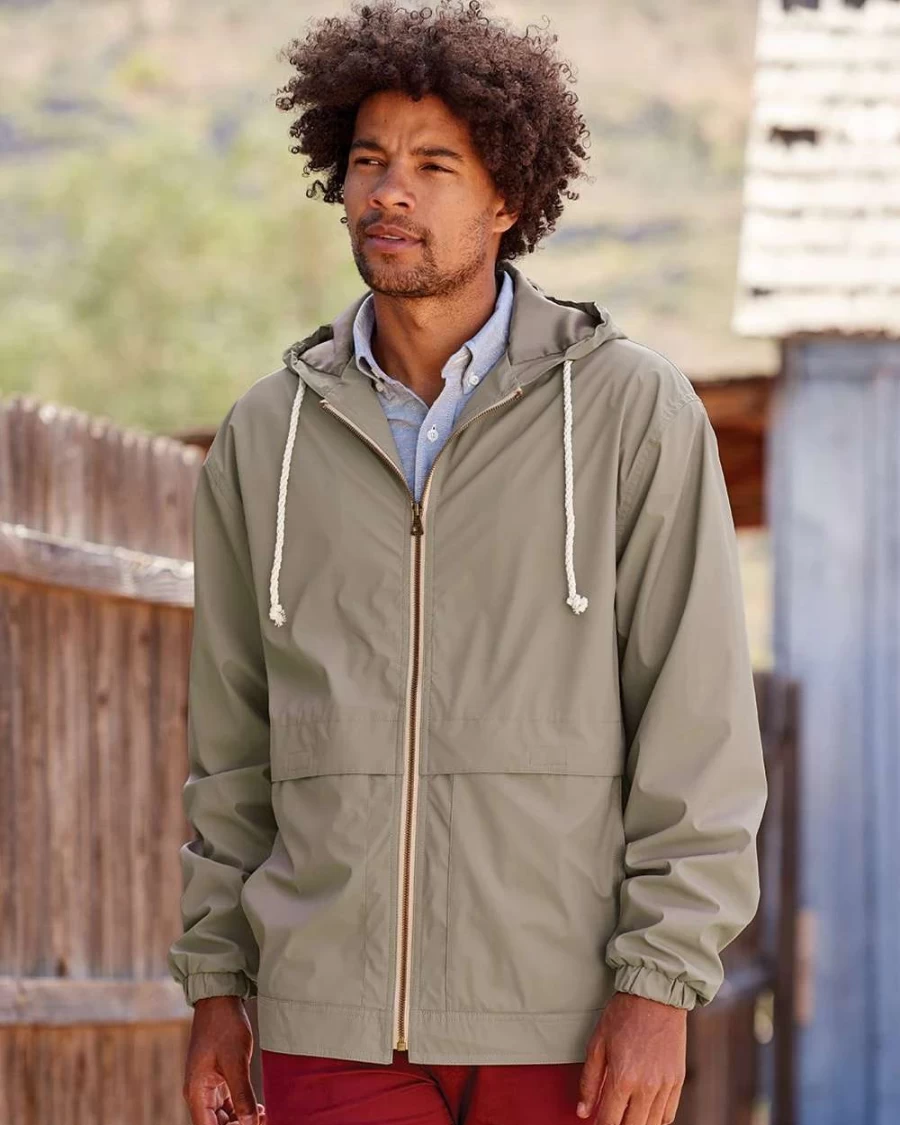 "Vintage Waterproof Hooded Raincoat – Weather-Resistant Outdoor Jacket for Men & Women"