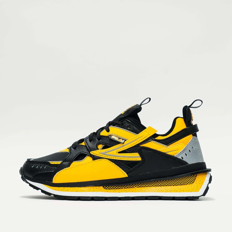 Fila Sandenal Black/Yellow - Lightweight Comfortable Sandals for Men & Women