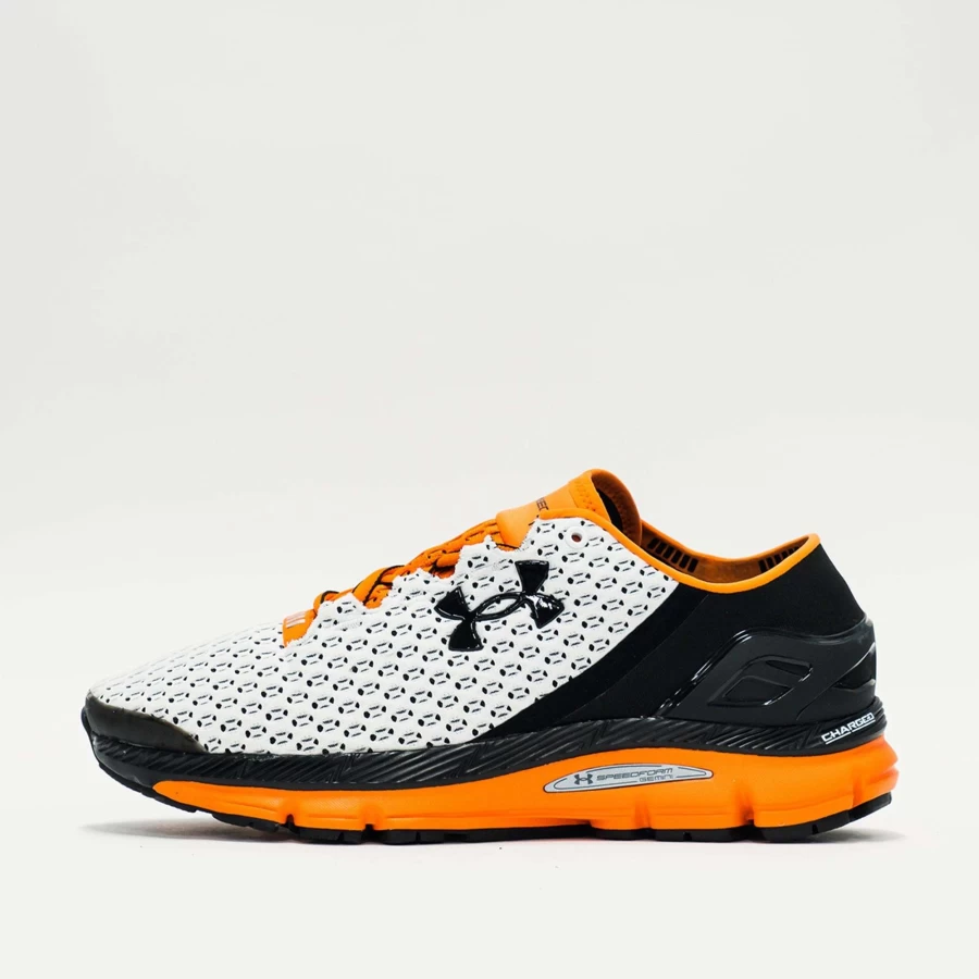 Under Armour Speedform Gemini Running Shoes - White/Orange | Lightweight & Breathable for Men & Women