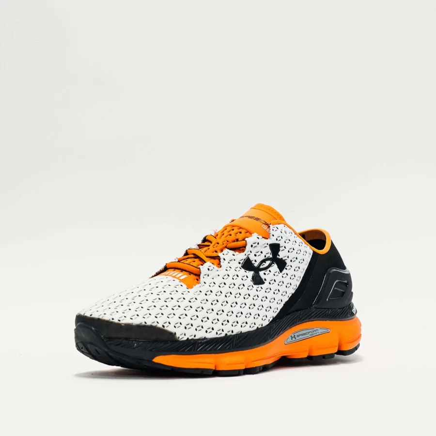 Under Armour Speedform Gemini Running Shoes - White/Orange | Lightweight & Breathable for Men & Women