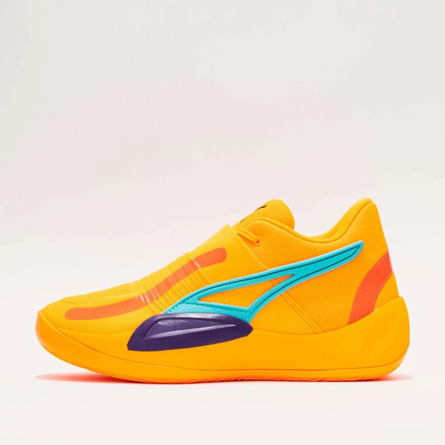 Puma Rise Nitro Running Shoes in Sun Stream/Blue Atoll - Lightweight Cushioned Sneakers for Men & Women