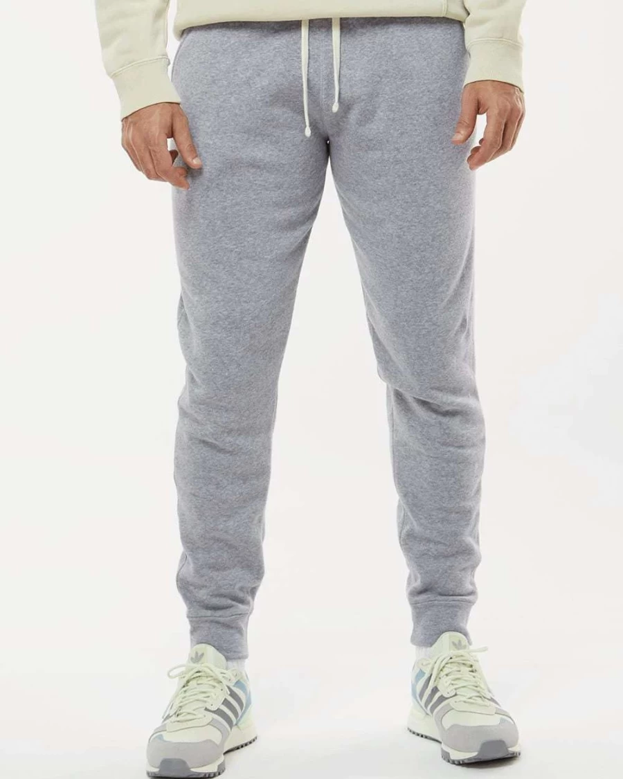 Men's Black Triblend Fleece Joggers - Comfortable Athletic Sweatpants for Casual Wear